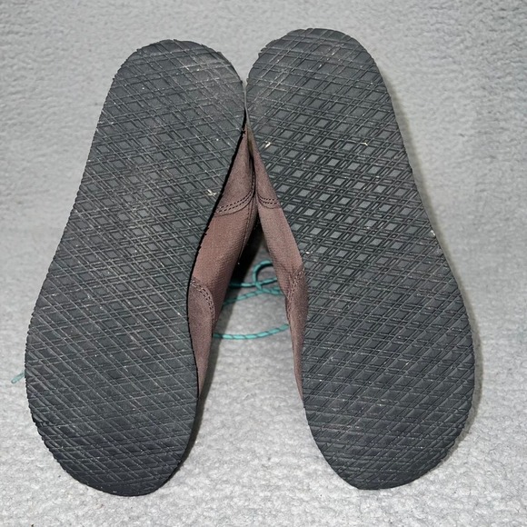 LL Bean Carrabassett Faux Fur Snow Boots Women 8½ M Brown Lace Knee High 284883 - Picture 6 of 8